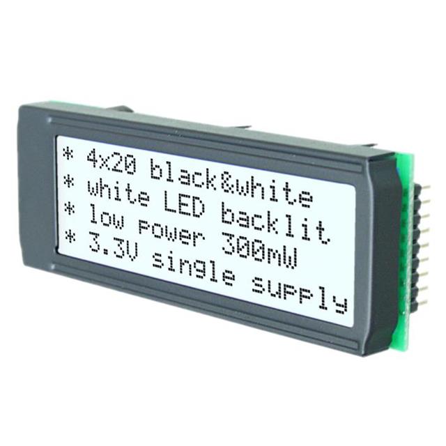 EA DIP205J-4NLW Display Visions  Écran LCD OLED à caractères et chiffres